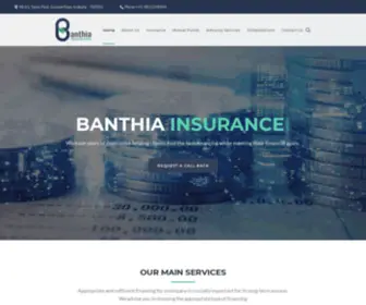 Banthiafinserv.com(Banthia Finance) Screenshot