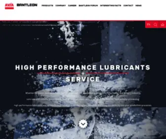 Bantleon.de(High performance lubricants for specialized applications) Screenshot