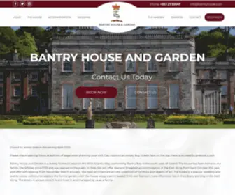 Bantryhouse.com(Bantry House) Screenshot