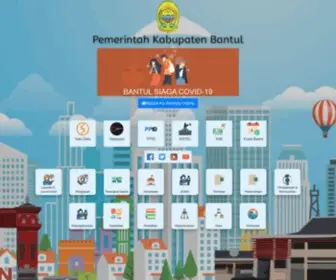 Bantulkab.go.id(Pemerintah Kabupaten Bantul) Screenshot