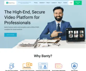 Banty.org(Make your video visits more personable) Screenshot