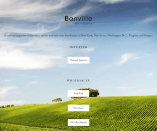 Banvilleandjoneswinemerchants.com(Banvilleandjoneswinemerchants) Screenshot