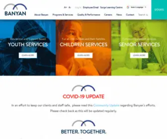 Banyancommunityservices.org(Banyan Community Services) Screenshot