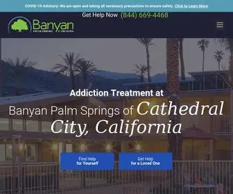 Banyanpalmsprings.com(Drug and Alcohol Treatment in Palm Springs) Screenshot
