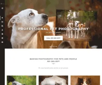 Banyanpetphotography.com(Banyan Pet Photography Portrait Service for Dogs) Screenshot