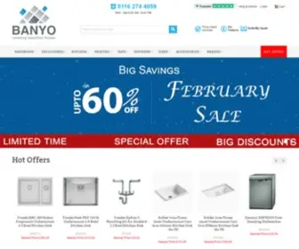 Banyo.co.uk(Online store for your bathroom) Screenshot