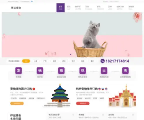 Banyunmao.com(绊运猫舍(BANYUNMAO)) Screenshot