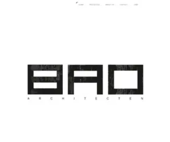 Bao-Architecten.be(Bao Architecten) Screenshot