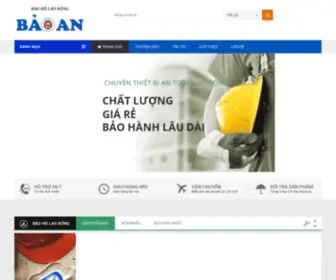 Baoansafety.com.vn(Trang chủ) Screenshot