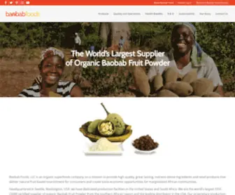Baobabfoods.com(Baobab Foods) Screenshot