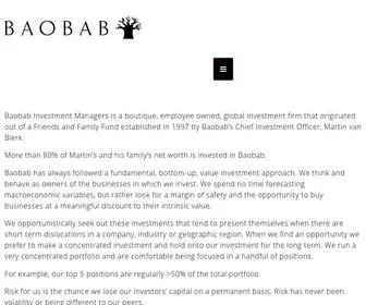 BaobabGlobalfund.com("Investment is most intelligent) Screenshot