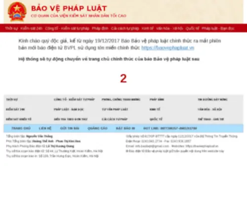 Baobaovephapluat.vn(Báo) Screenshot