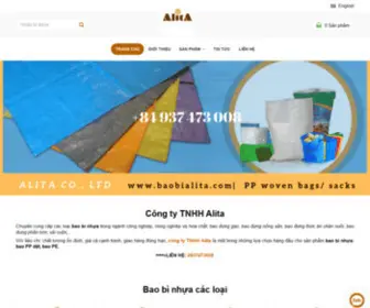 Baobialita.com(Công ty TNHH Alita chuyên cung cấp các loại bao PP dệt) Screenshot