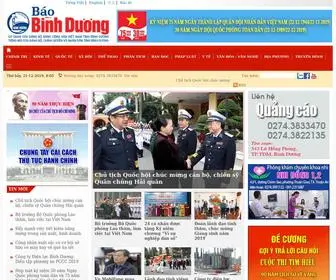 Baobinhduong.vn(Báo Bình Dương Online) Screenshot