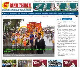 Baobinhthuan.com.vn(Báo Bình Thuận) Screenshot