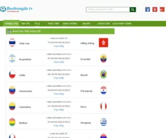 Baobongda.tv(Báo bóng đá) Screenshot