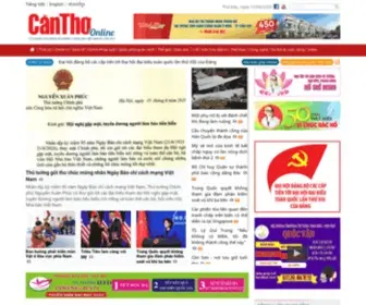 Baocantho.com.vn(Báo Cần Thơ Online) Screenshot
