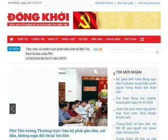 Baodongkhoi.vn(Báo Đồng Khởi Online) Screenshot