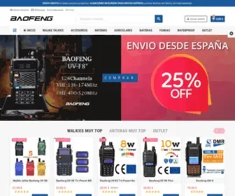 Baofeng.es(Venta online de los mejores walkie talkies y emisoras) Screenshot