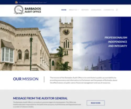Bao.gov.bb(Barbados Audit Office) Screenshot