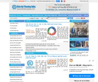 Baohothuonghieu.com(SBLAW chuyên sâu về Bảo hộ Thương hiệu) Screenshot