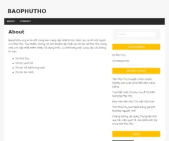 Baophutho.org.vn(Danh ba web) Screenshot