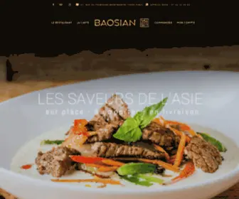 Baosian.fr(Restaurant) Screenshot