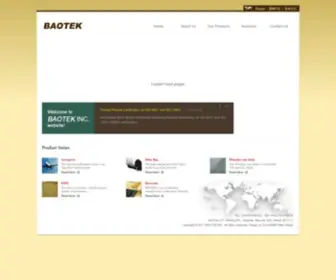 Baotek.com.tw(BAOTEK, Inc) Screenshot