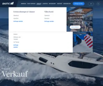 Baoticyachting.de(Baotić) Screenshot