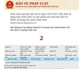 Baovephapluat.vn(Báo) Screenshot