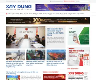 Baoxaydung.com.vn(Báo điện tử Xây dựng) Screenshot