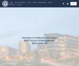 Bapatucsdrady.org(UCSD BAP) Screenshot