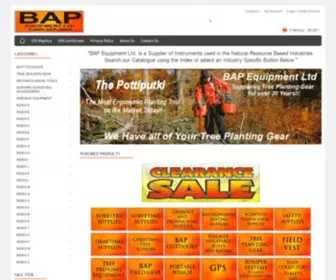 Bapequipmentstore.com(BAP Equipment Ltd) Screenshot