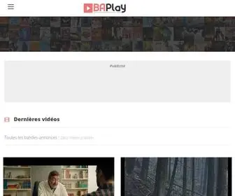 Baplay.fr(Bandes annonces de films) Screenshot