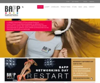 Bapp.be(Belgian Association of Promotional Products) Screenshot