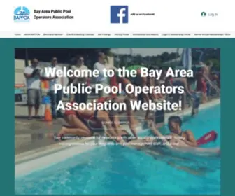 Bappoa.org(Bay Area Public Pool Operators Association) Screenshot