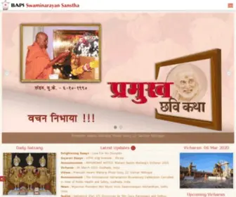 Baps.org(BAPS Swaminarayan Sanstha) Screenshot