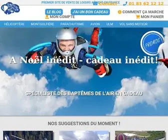 Baptemedelair.fr(Baptême de l'air) Screenshot