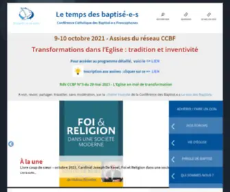 Baptises.fr(Conférence catholique des baptisé) Screenshot