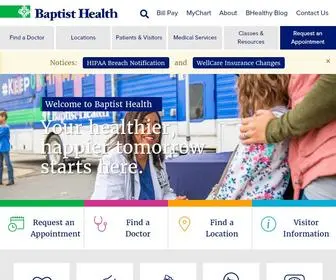 Baptist-Health.com(Baptist Health) Screenshot