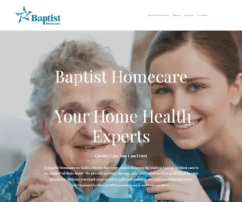 Baptistathome.com(Baptist Homecare) Screenshot