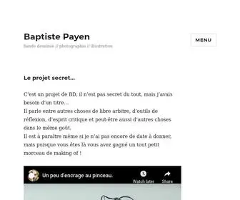 Baptiste-Payen.fr(Baptiste Payen) Screenshot