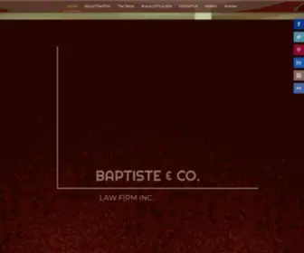 Baptistecolawfirm.com(Baptiste & Co) Screenshot