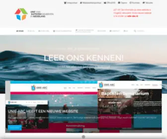 Baptisten.nl(Unie van Baptistengemeenten in Nederland) Screenshot