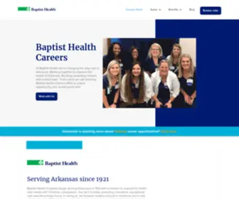 Baptisthealthcareers.com(Baptist Health Careers Home) Screenshot