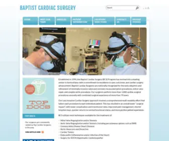 Baptistlouisvilleheartsurgery.com(Baptist Cardiac Surgery) Screenshot