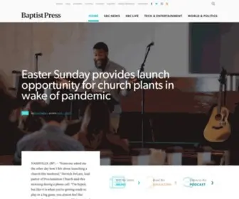 Baptistpress.com(Baptist Press) Screenshot