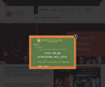 Bapucollege.com(Bapu College) Screenshot