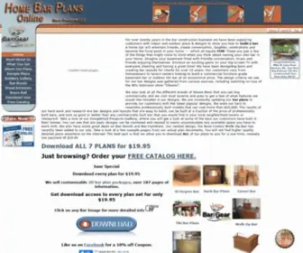 Bar-Gear.com(Home Bar Plans to Design and Build a Home Bar) Screenshot