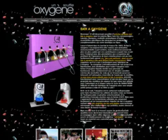 Bar-Oxygene.com(Oxybar®) Screenshot